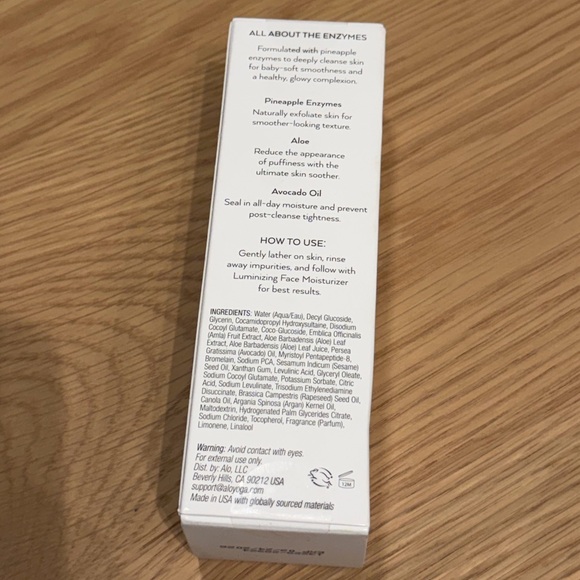Alo Enzyme Facial Cleanser NWT - Picture 7 of 8